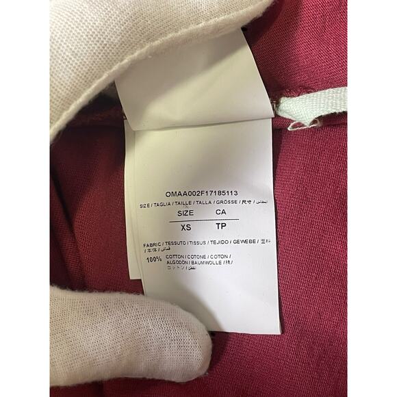 2013 Rare Off-White Main Label Late Nights Early Mornings Art Dad T-Shirt XS - Picture 6 of 8